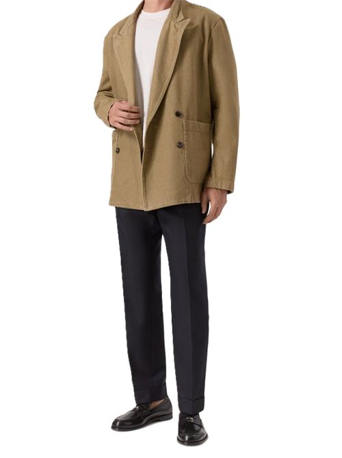 Giacca Camicia  Caplans Bis di Dries Van Noten Stone DRIES VAN NOTEN | 020730-2385-104STO